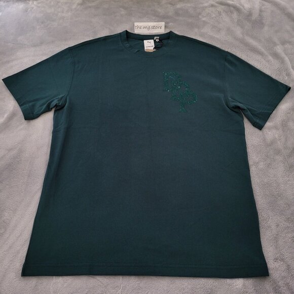 Puma X Dapper Dan Short Sleeve Green Birch Tee NWT Men's Large Msrp $70 - Picture 1 of 8